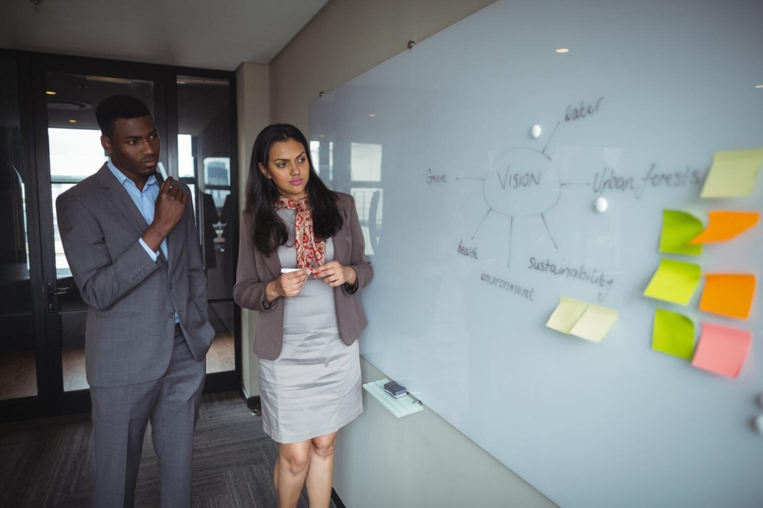 Spazio di lavoro per sessioni di coaching remoto